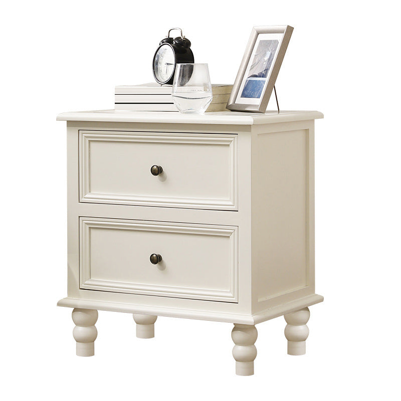 Traditional Night Table Drawer Storage Pine Nightstand with Legs for Bedroom Clearhalo 'Bedroom Furniture' 'furn' 'furn_night_stand' 'Furniture' 'night_stand' 'Nightstands' 7287970