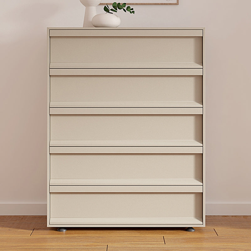 Tocador contemporáneo de almacenamiento de madera con 5 cajones