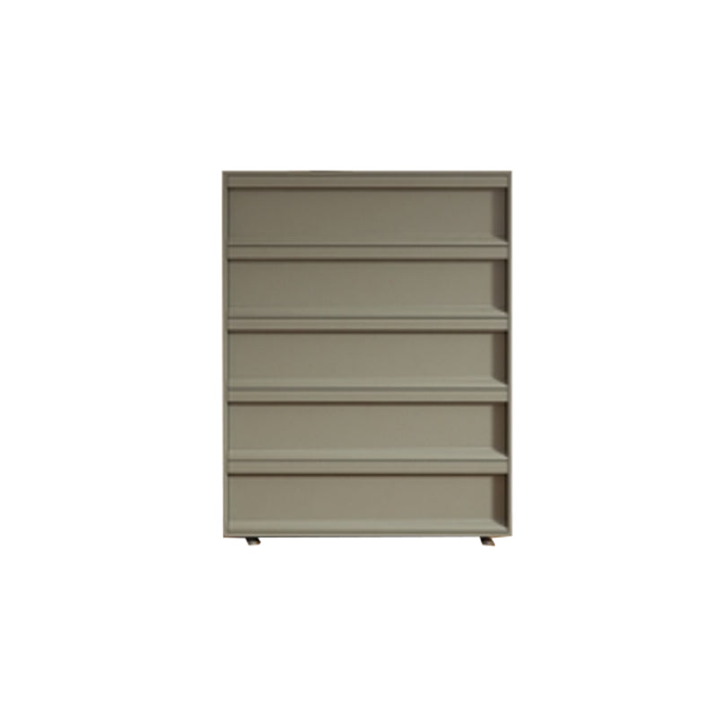 Tocador contemporáneo de almacenamiento de madera con 5 cajones