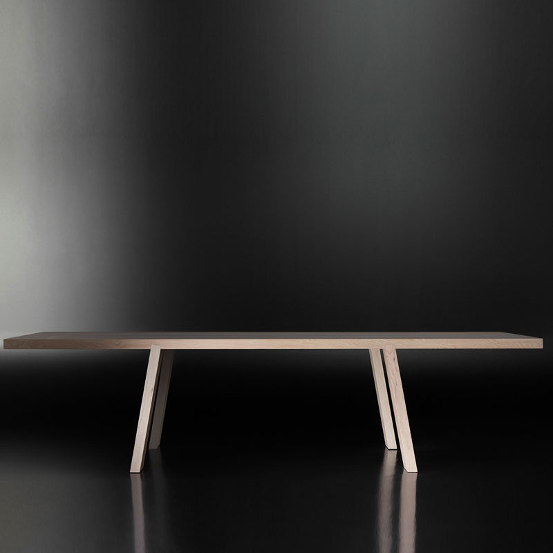 Conferenza dell'ufficio a forma di rettangolare Tabella 4 gambe scrittura di scrittura in marrone/nero