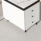 Modern Stone Top Office Desk Rectangle Writing Desk with Drawer for Home