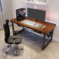 Solid Wooden Home Computer Desk Contemporary Rectangular Writing Desk