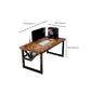 Solid Wooden Home Computer Desk Contemporary Rectangular Writing Desk