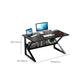 Contemporary Gaming Desk Antique Finish Wooden Computer Desk Clearhalo 'furn' 'furn_office_desk' 'Furniture' 'Office Desks' 'Office Furniture' 'office_desk' 7288104