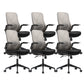 Modern Breathable AirGrid Swivel Chair Microfiber Conference High Back Chair