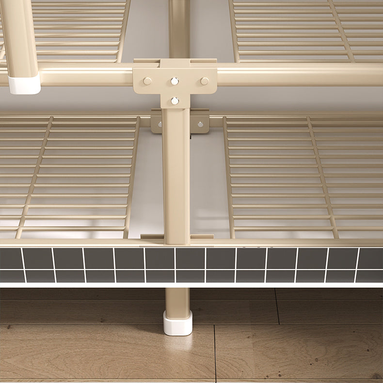 Foldable Metal Frame Wardrobe Armoire Freestanding Wardrobe with Shelves Clearhalo 'Armoires & Wardrobes' 'armoires_wardrobes' 'Bedroom Furniture' 'furn' 'furn_armoires_wardrobes' 'Furniture' 7288238