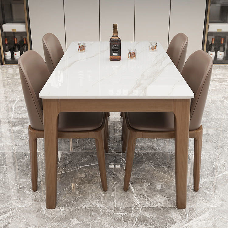 Rechthoekige eetkamertafel Eigentijdse dinettetafel met 4 poten