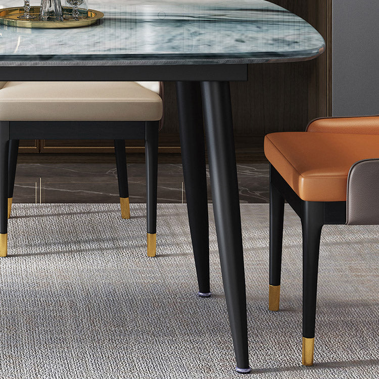 Rectangle Dining Site Table Contemporary 4 Legs Dining Room Table Clearhalo 'Dining Tables & Seating' 'Dining Tables' 'dining_table' 'furn' 'furn_dining_table' 'Furniture' 'Kitchen & Dining Furniture' 7288392