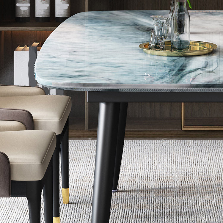 Rectangle Dining Site Table Contemporary 4 Legs Dining Room Table Clearhalo 'Dining Tables & Seating' 'Dining Tables' 'dining_table' 'furn' 'furn_dining_table' 'Furniture' 'Kitchen & Dining Furniture' 7288393
