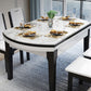 Mesa de comedor abatible Mesa de comedor contemporánea de 4 patas