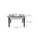 Mesa de comedor abatible Mesa de comedor contemporánea de 4 patas