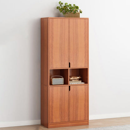 Contemporary Manufactured Wood Accent Cabinet Rectangle Accent Cabinet 23.6"L x 11.8"W x 72.0"H Brown Clearhalo 'Cabinets & Chests' 'cabinets_chests' 'furn' 'furn_cabinets_chests' 'Furniture' 'Living Room Furniture' 7288469