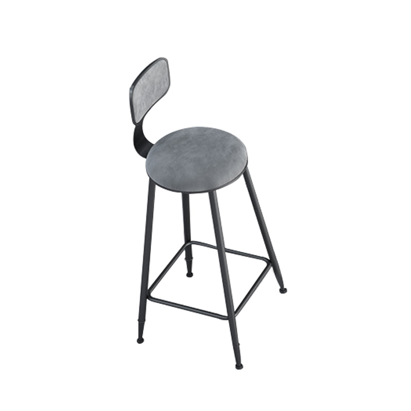 Taburetes de barras de metal taburetes de barra sin brazo con base de metal negro