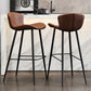 Black Metal Base Bar and Counter Stool Industrial Style Indoor Stool for Patio Use