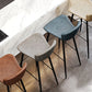 Black Metal Base Bar and Counter Stool Industrial Style Indoor Stool for Patio Use
