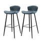 Black Metal Base Bar and Counter Stool Industrial Style Indoor Stool for Patio Use
