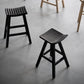 Nordic Style Bar Stool Solid Wood Counter Stool for Living Room