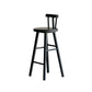 Nordic Style Bar Stool Solid Wood Counter Stool for Living Room