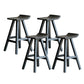 Nordic Style Bar Stool Solid Wood Counter Stool for Living Room