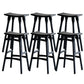 Nordic Style Bar Stool Solid Wood Counter Stool for Living Room