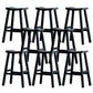 Nordic Style Bar Stool Solid Wood Counter Stool for Living Room