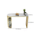 Glam Stone Bar Table Golden Base Storable Table for Living Room Clearhalo 'Bar Furniture' 'Bar Tables' 'bar_tables' 'furn' 'furn_bar_tables' 'Furniture' 'Kitchen & Dining Furniture' 7289302