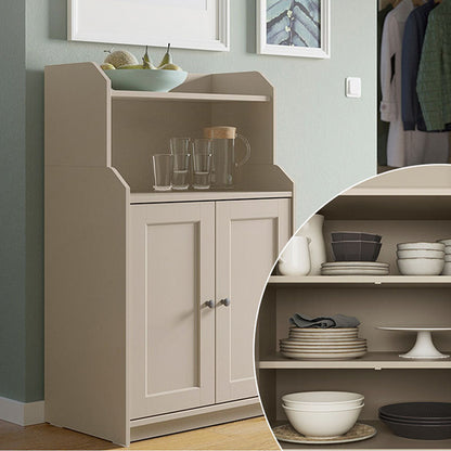 Los gabinetes modernos del servidor del aparador blanco incluyen el servidor para el comedor