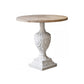 French Country Corner Table Wood Pedestal Round Accent Side Table 29.5"L x 29.5"W x 29.5"H 1 Clearhalo 'Coffee & Accent Tables' 'End & Side Tables' 'end_side_tables' 'furn' 'furn_end_side_tables' 'Furniture' 'Living Room Furniture' 7289691
