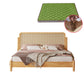 Letto standard rattan a colore solido letto tropicale con testiera