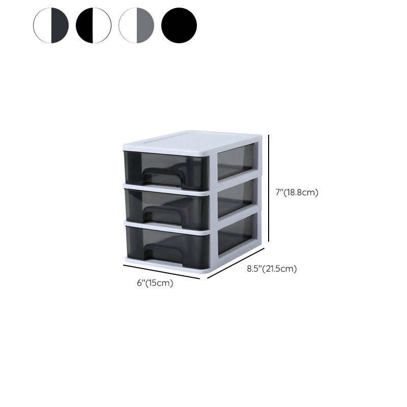 Aktenschrank seitlich Kunststoff moderner Aktenschrank mit Schubladen für Zuhause und Büro