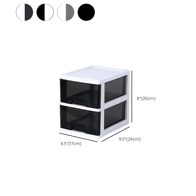 Aktenschrank seitlich Kunststoff moderner Aktenschrank mit Schubladen für Zuhause und Büro