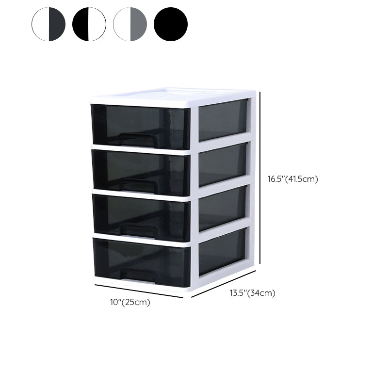 Aktenschrank seitlich Kunststoff moderner Aktenschrank mit Schubladen für Zuhause und Büro