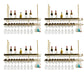 Glam Hanging Wine Rack Metal Wine Bottle & Glass Rack for Bar
