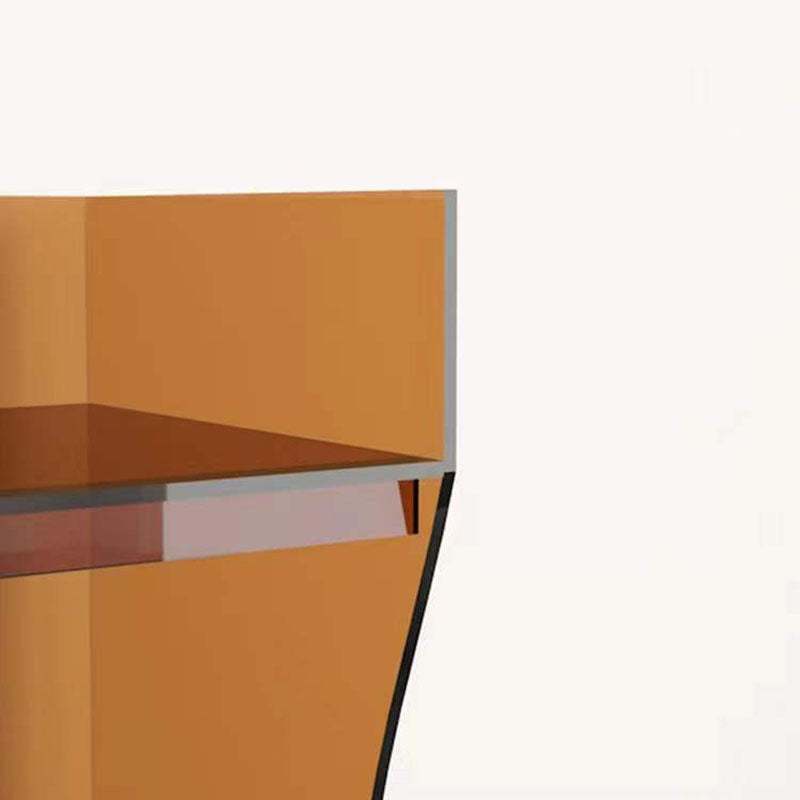 Contemporary Closed Back Bookshelf Acrylic Shelf Bookcase with Shelves Clearhalo 'Bookcases' 'furn' 'furn_bookcases' 'Furniture' 'Office Furniture' 7289934