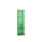 Contemporary Closed Back Bookshelf Acrylic Shelf Bookcase with Shelves 15.7"L x 9.8"W x 59.8"H Green Clearhalo 'Bookcases' 'furn' 'furn_bookcases' 'Furniture' 'Office Furniture' 7289940