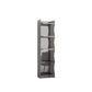Contemporary Closed Back Bookshelf Acrylic Shelf Bookcase with Shelves Clearhalo 'Bookcases' 'furn' 'furn_bookcases' 'Furniture' 'Office Furniture' 7289941