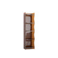 Contemporary Closed Back Bookshelf Acrylic Shelf Bookcase with Shelves Clearhalo 'Bookcases' 'furn' 'furn_bookcases' 'Furniture' 'Office Furniture' 7289943