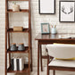 Contemporary Shelves Included Bookshelf Wooden Ladder Bookcase Clearhalo 'Bookcases' 'furn' 'furn_bookcases' 'Furniture' 'Office Furniture' 7289952