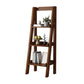 Contemporary Shelves Included Bookshelf Wooden Ladder Bookcase 17.3"L x 12.6"W x 47.2"H Nut-Brown Clearhalo 'Bookcases' 'furn' 'furn_bookcases' 'Furniture' 'Office Furniture' 7289955