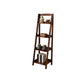 Contemporary Shelves Included Bookshelf Wooden Ladder Bookcase 17.3"L x 14.2"W x 55.1"H Nut-Brown Clearhalo 'Bookcases' 'furn' 'furn_bookcases' 'Furniture' 'Office Furniture' 7289961