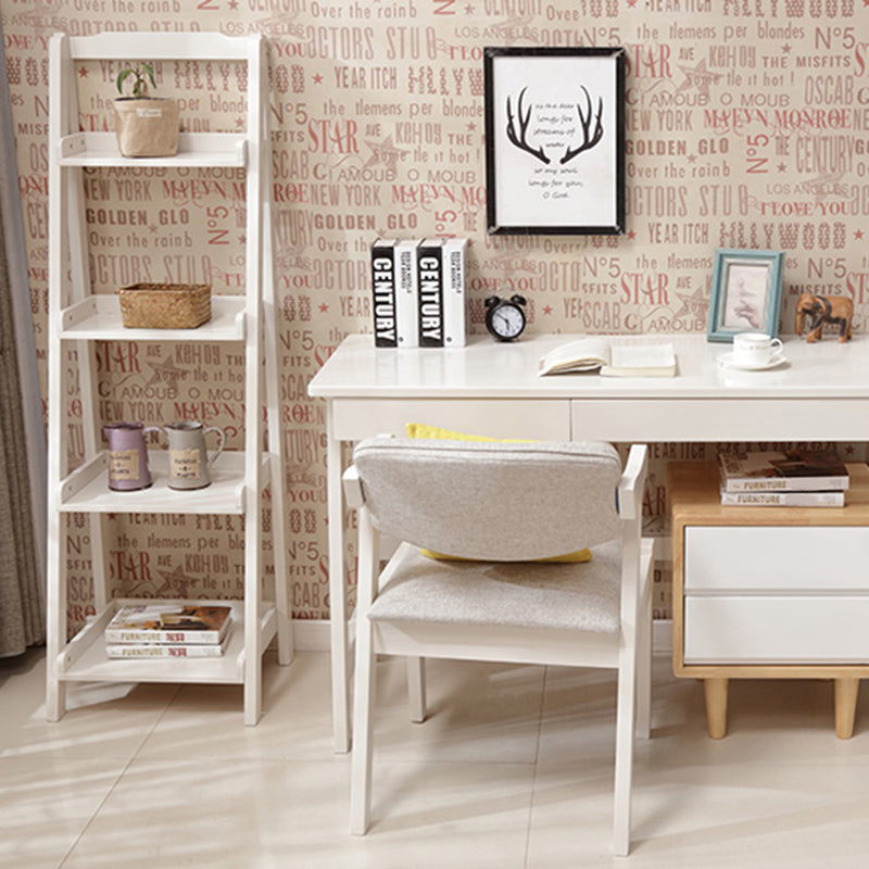 Contemporary Shelves Included Bookshelf Wooden Ladder Bookcase Clearhalo 'Bookcases' 'furn' 'furn_bookcases' 'Furniture' 'Office Furniture' 7289964