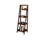 Contemporary Shelves Included Bookshelf Wooden Ladder Bookcase 23.6"L x 14.2"W x 55.1"H Nut-Brown Clearhalo 'Bookcases' 'furn' 'furn_bookcases' 'Furniture' 'Office Furniture' 7289967