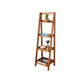 Contemporary Shelves Included Bookshelf Wooden Ladder Bookcase 23.6"L x 14.2"W x 55.1"H Light Walnut Clearhalo 'Bookcases' 'furn' 'furn_bookcases' 'Furniture' 'Office Furniture' 7289969