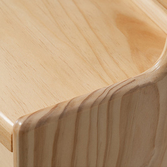 Taburete de tocador de mesa de maquillaje de madera sólida con cajones y espejo en Brone