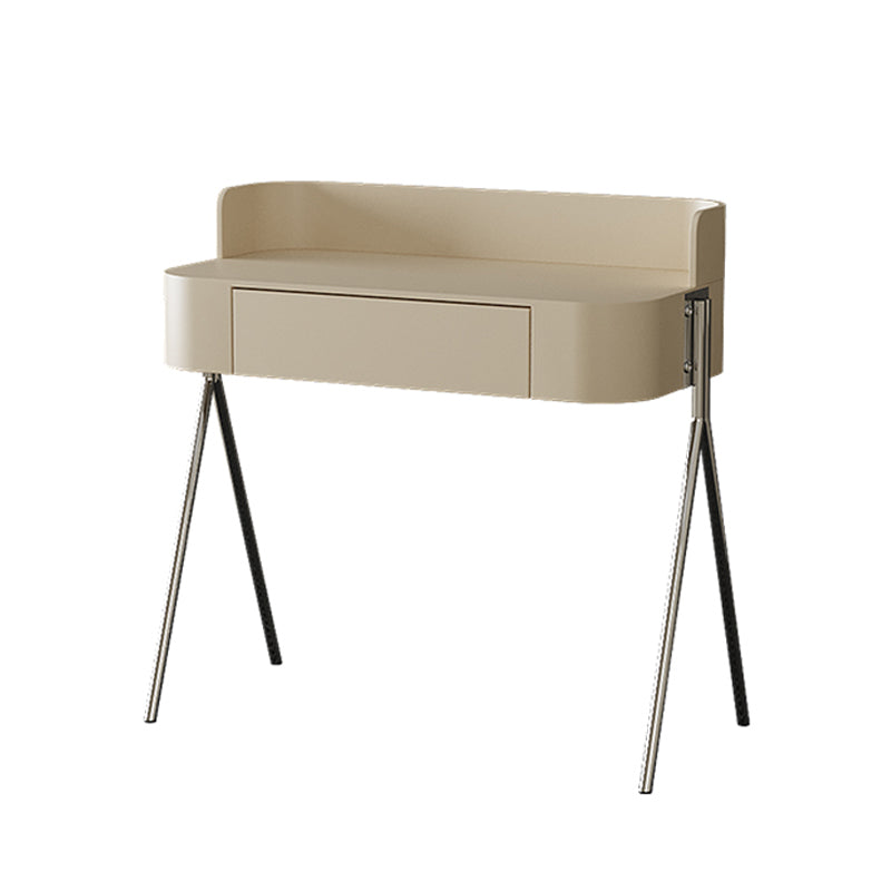 Wood Standing Makeup Vanity Set Modern Makeup Vanity with Metal Base Clearhalo 'Bedroom Furniture' 'furn' 'furn_makeup_vanities' 'Furniture' 'Makeup Vanities' 'makeup_vanities' 7290073