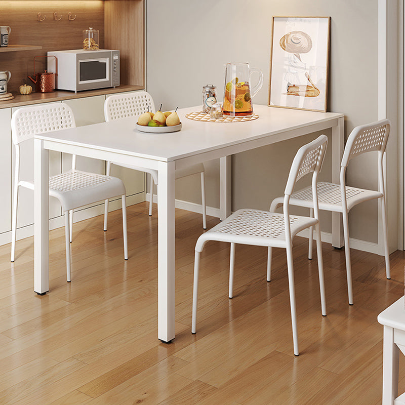 Modern 1/4/5 stukken eettafel rechthoekige houten meubels voor restaurant