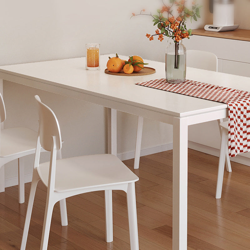 Modern 1/4/5 stukken eettafel rechthoekige houten meubels voor restaurant