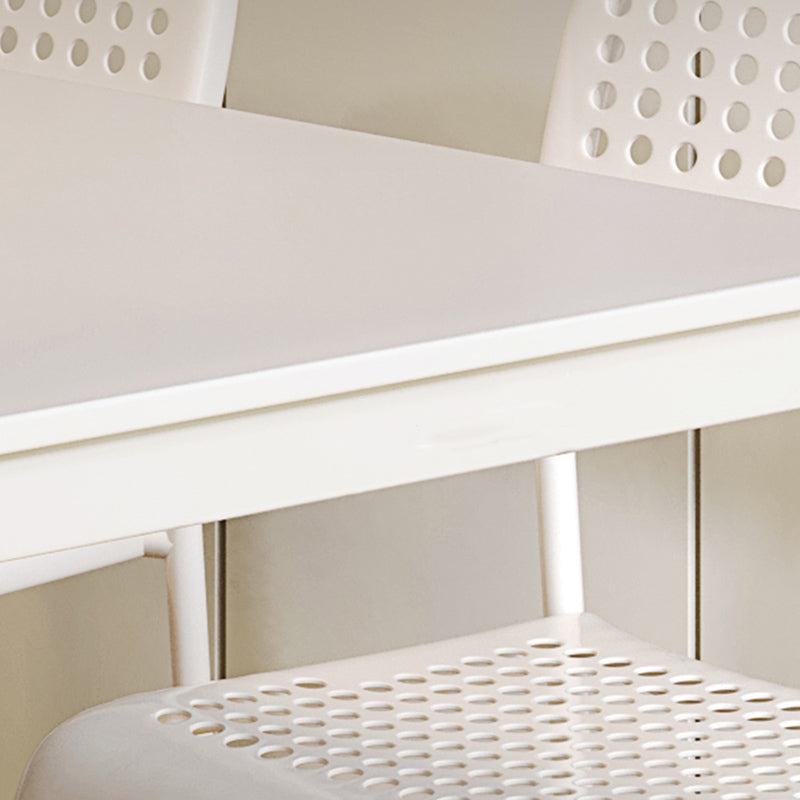 Modern 1/4/5 stukken eettafel rechthoekige houten meubels voor restaurant