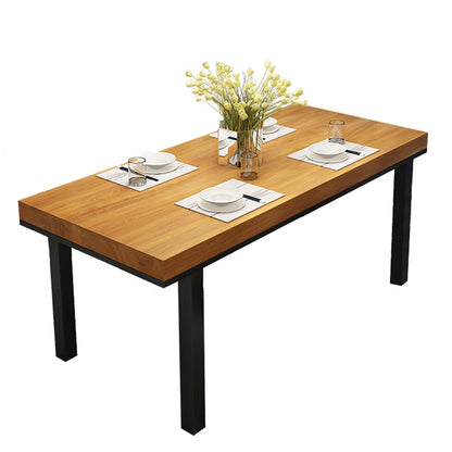 Tavolo da pranzo industriale in legno massiccio set 1/2/5 pezzi Dinette in metallo per cucina