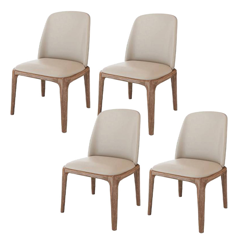 Set da tavolo da pranzo moderno rettangolare 1/4/7 PC Dinette con cornice in legno massiccio